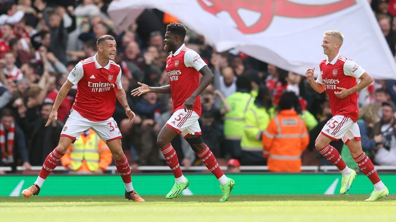 VIDEO: Watch Thomas Partey’s incredible strike for Arsenal against Tottenham