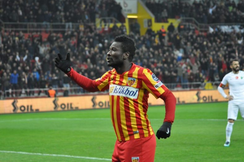 Super sub Asamoah Gyan grabs win for Kayserispor Main reason why Asamoah Gyan left Kayserispor camp in Antalya