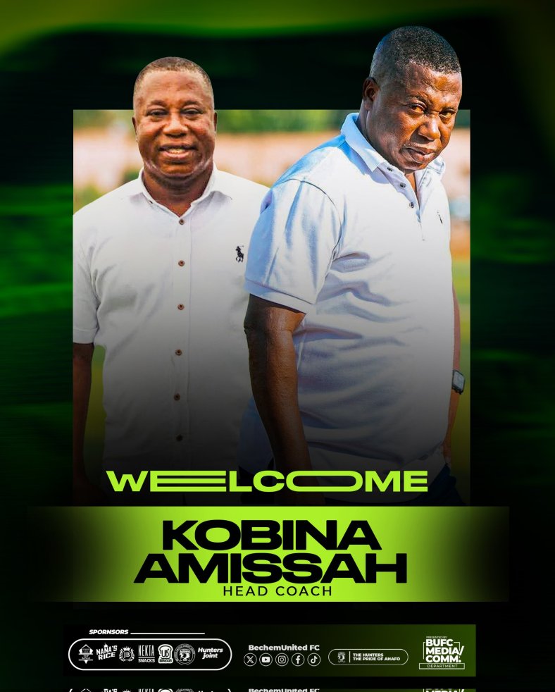 Bechem United appoint Kobina Amissah as new head coach