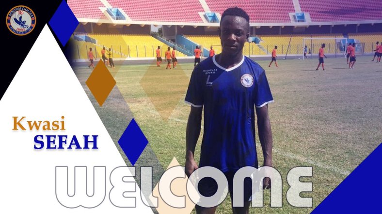 Berekum Chelsea sign Kwesi Sefah Biney on a three deal