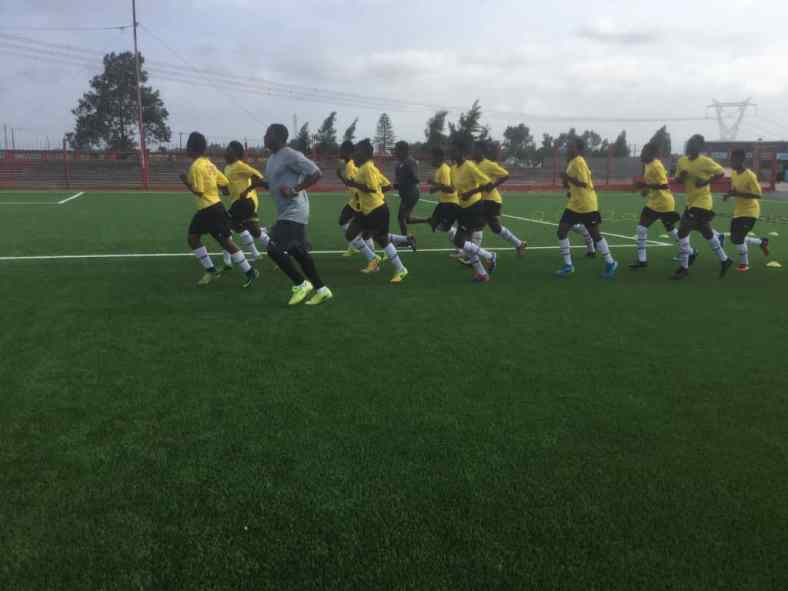 In Pictures: Black Maidens Train Ahead Of Mexico Clash Ghana U17 side, Black Maidens had a training session