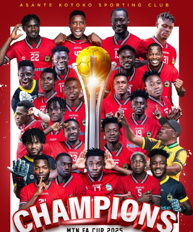 MTN FA Cup : Kotoko get 180,000 after landing cup win