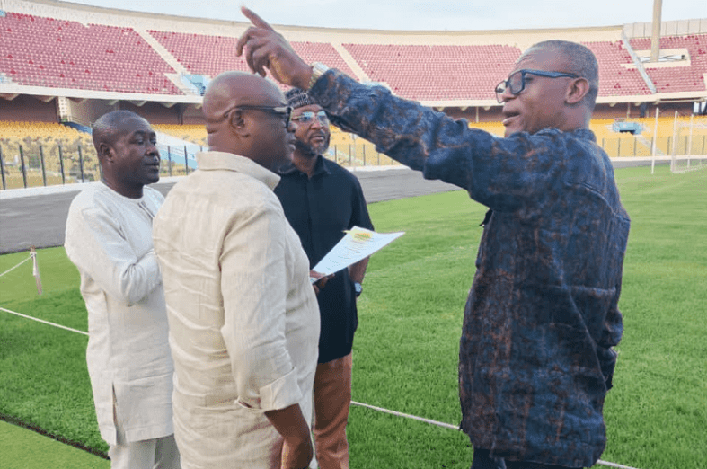 2026 World Cup Qualifiers: Sports Minister, NSA inspect Accra Sports Stadium ahead of Ghana v Chad game